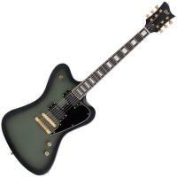 Photo ESP LTD SIGNATURE BILL KELLIHER SPARROWHAWK MILITARY GREEN SUNBURST SATIN
