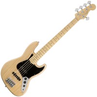 Photo FENDER AMERICAN PROFESSIONAL JAZZ BASS V NATURAL MN