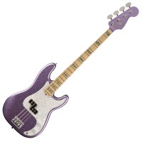 Photo FENDER ADAM CLAYTON PRECISION BASS PURPLE SPARKLE