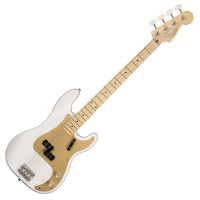 Photo FENDER AMERICAN ORIGINAL 50S PRECISION BASS WHITE BLONDE MN