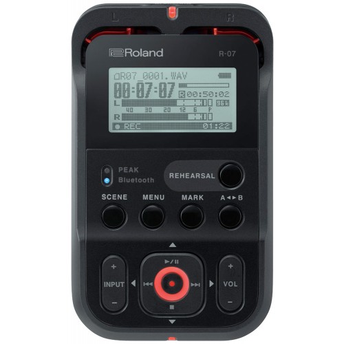 ROLAND R-07 BK - ENREGISTREUR NUMÉRIQUE HD