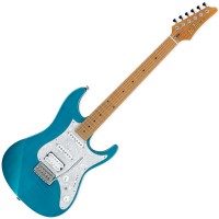 Photo IBANEZ AZ2204F-TAB PRESTIGE - TRANSPARENT AQUA BLUE