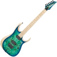 Photo IBANEZ RGDIX6MPB-SBB IRON LABEL - SURREAL BLUE BURST