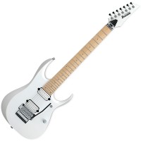 Photo IBANEZ RGD3127-PWF PRESTIGE - 7 CORDES - PEARL WHITE FLAT