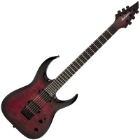Photo JACKSON PRO SERIES MISHA MANSOOR JUGGERNAUT HT6FM TRANS RED BURST