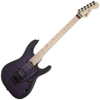 Photo CHARVEL PRO-MOD DK24 HH FR M QM TRANS PURPLE BURST