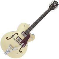 Photo GRETSCH GUITARS G6118T-135 LTD TWO-TONE CASINO GOLD/DARK CHERRY METALLIC