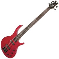Photo EPIPHONE TOBY DELUXE-V BASS TRANSLUCENT RED