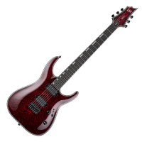 Photo ESP LTD H-1001QM SEE THRU BLACK CHERRY