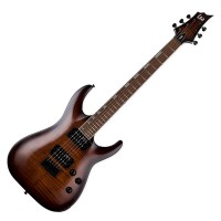Photo ESP LTD H-200FM DARK BROWN SUNBURST