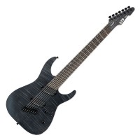 Photo ESP LTD M-1007 MULTI-SCALE SEE THRU BLACK SATIN