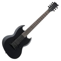 Photo ESP LTD VIPER-7-BLACK METAL BLACK SATIN
