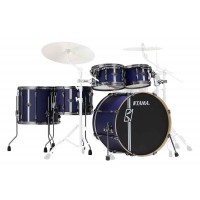 Photo TAMA ML52HZBN2-SBV - SUPERSTAR HYPER-DRIVE DUO 5 FÛTS SATIN BLUE