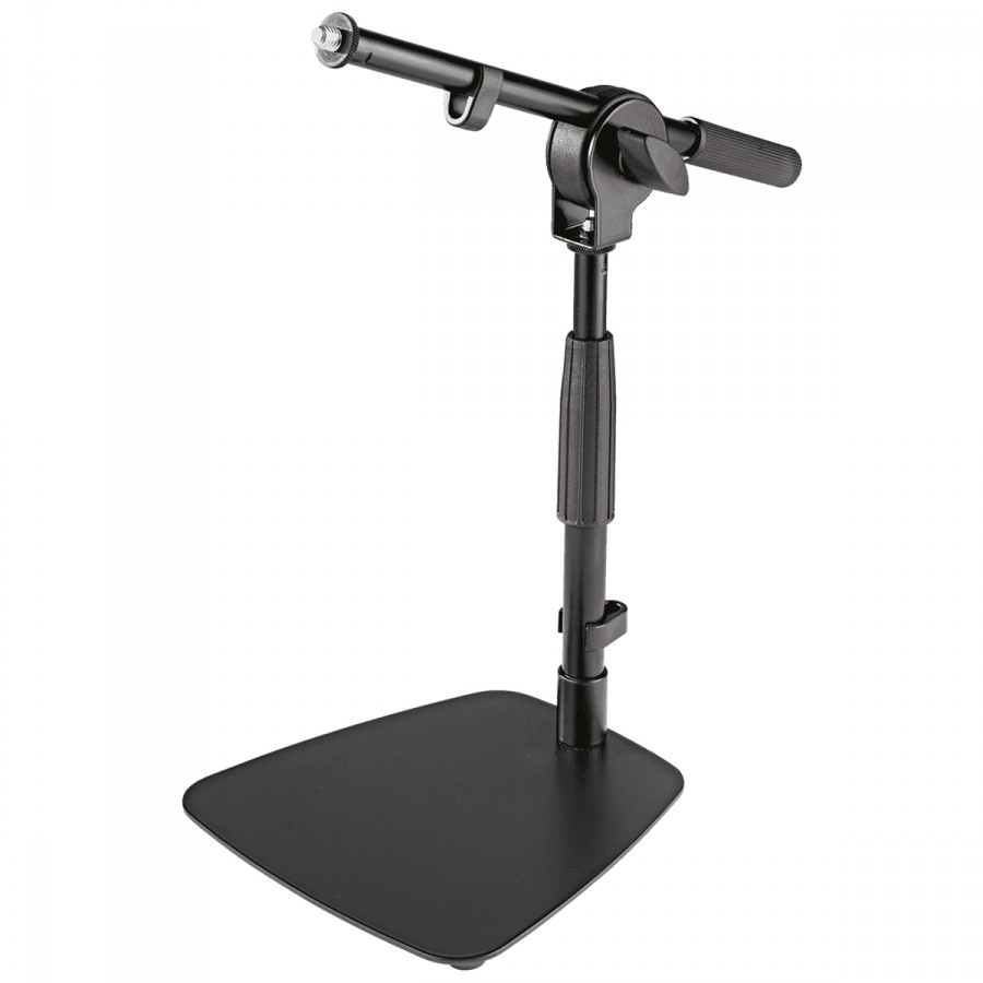 Pieds microphone K&M mini embase ronde pour prise de son