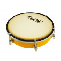 Photo GOPE TAM6S6-Y - TAMBORIM 6" INOX JAUNE EPOXY 6 TIRANTS