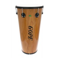 Photo GOPE TM1470WO-6HBK - TIMBAL BOIS 14" 6 TIRANTS CERCLE NOIR