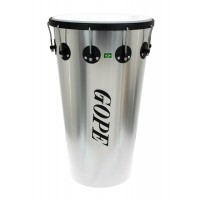 Photo GOPE TM1463AL-10HBK - TIMBAL ALU 14" 10 TIRANTS CERCLE NOIR