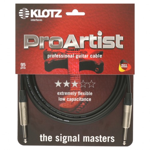 KLOTZ PRON030PP CABLE PRO ARTIST JACK/JACK - 3M