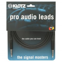 KLOTZ B4PP1 CABLE AUDIO ANALOGIQUE JACK/JACK SYMETRIQUE