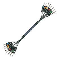Photo YELLOW CABLE OCTOPAIRE JACK/JACK - 3M