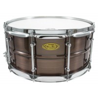 Worldmax BKR-6514SH - Caisse Claire Black Dawg 14" X 6.5" Brushed Red Coppe