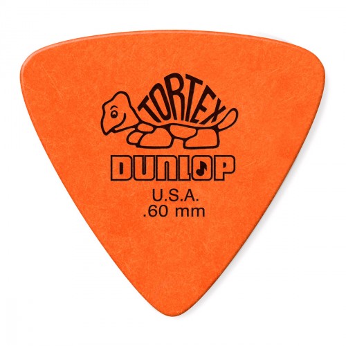 dunlop 431r60 - tortex triangle guitar pick 0,60mm x 72