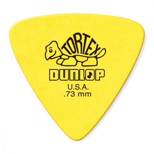 dunlop 431r73 - tortex triangle guitar pick 0,73mm x 72