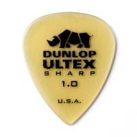 DUNLOP 433P100 - ULTEX SHARP GUITAR PICKS 1,00MM X 6