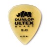 Photo DUNLOP 433P200 - ULTEX SHARP GUITAR PICKS 2,00MM X 6