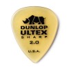 Photo Dunlop 433R200 - Ultex Sharp Guitar Picks 2,00mm X 72