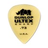 Photo Dunlop 433R73 - Ultex Sharp Guitar Picks 0,73mm X 72