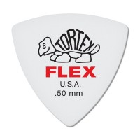 Dunlop 456P50 - Tortex Flex Triangle Guitar Pick 0,50mm X 6