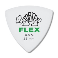 Dunlop 456P88 - Tortex Flex Triangle Guitar Pick 0,88mm X 6