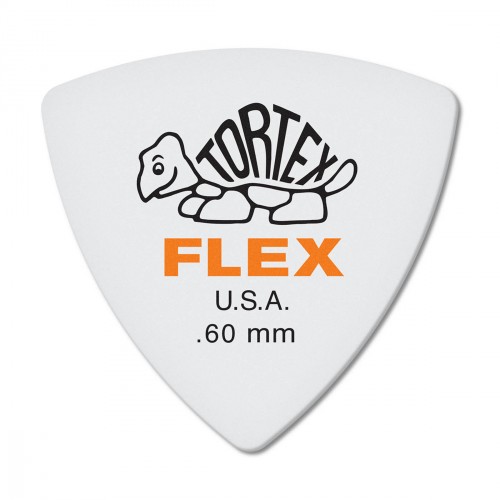 dunlop 456r60 - tortex flex triangle guitar pick 0,60mm x 72