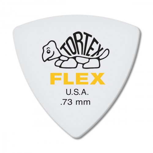 dunlop 456r73 - tortex flex triangle guitar pick 0,73mm x 72