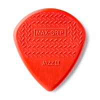 Dunlop 471P3N - Max-Grip Jazz III Nylon Guitar Pick X 6