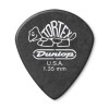 Photo DUNLOP 482P135 - TORTEX PITCH BLACK JAZZ III GUITAR PICK 1,35MM X 12