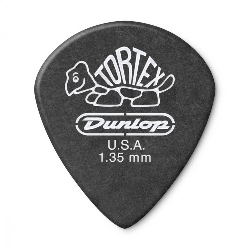 DUNLOP 482P135 - TORTEX PITCH BLACK JAZZ III GUITAR PICK 1,35MM X 12