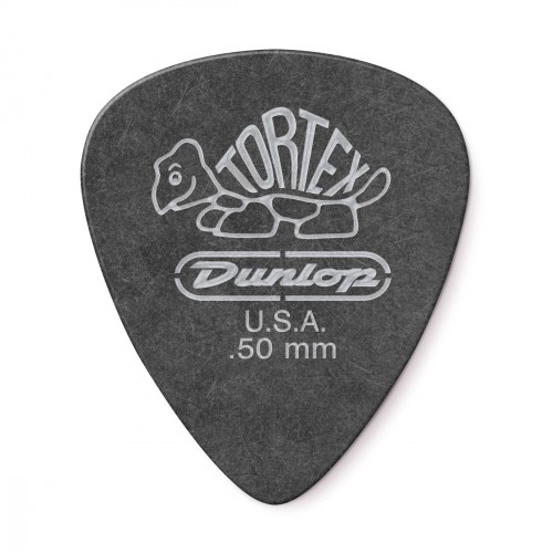 DUNLOP 488P50 - TORTEX PITCH BLACK STANDARD GUITAR PICK 0,50MM X 12