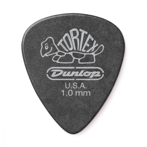 DUNLOP 488R100 - TORTEX PITCH BLACK STANDARD GUITAR PICK 1,00MM X 72