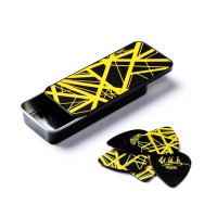 Dunlop Pick Tin - EVH VhII Black/Yellow 0,60mm Max-Grip
