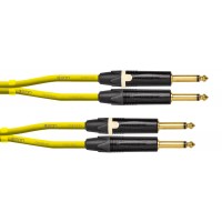 CORDIAL DJ-JK3Y CABLE CEON JACK/JACK JAUNE - 3M 
