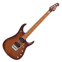 Photo MUSIC MAN JOHN PETRUCCI JP15 SAHARA BURST FLAME