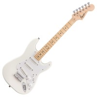 Photo SQUIER FSR MINI STRAT MAPLE OLYMPIC WHITE