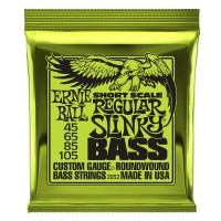 ERNIE BALL BASS SLINKY NICKEL WOUND SHORT SCALE