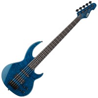 Photo ESP LTD SIGNATURE BUNNY BRUNEL BB-1005 BLACK AQUA
