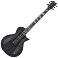 Photo ESP LTD EC-1000 PIEZO SEE THRU BLACK