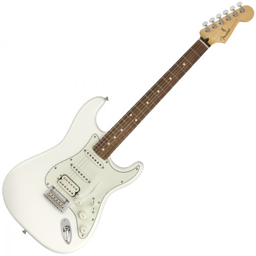 FENDER PLAYER STRATOCASTER HSS POLAR WHITE PF