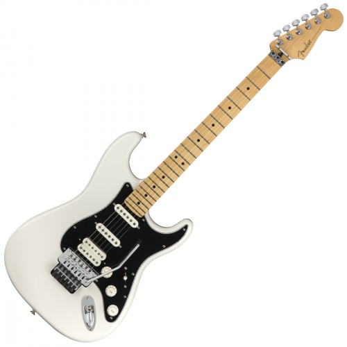 FENDER PLAYER STRATOCASTER FLOYD ROSE HSS POLAR WHITE MN