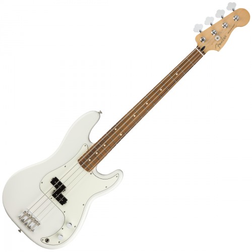 FENDER PLAYER PRECISION BASS POLAR WHITE PF